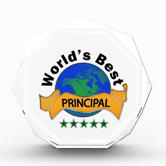 World's Best Principal Award (Front)