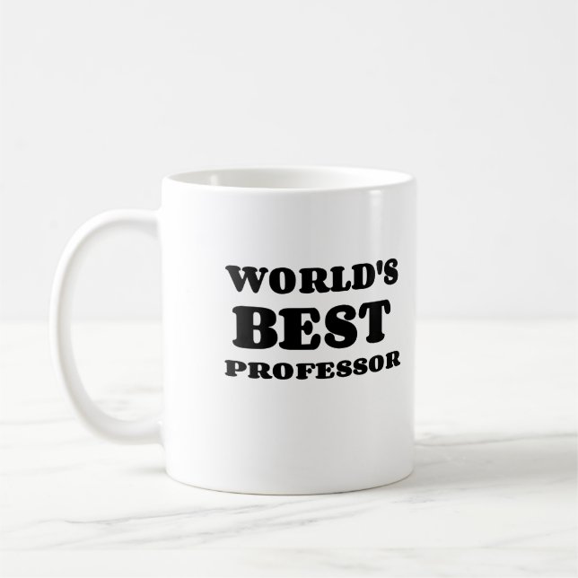 WORLD'S BEST PROFESSOR COFFEE MUG (Left)
