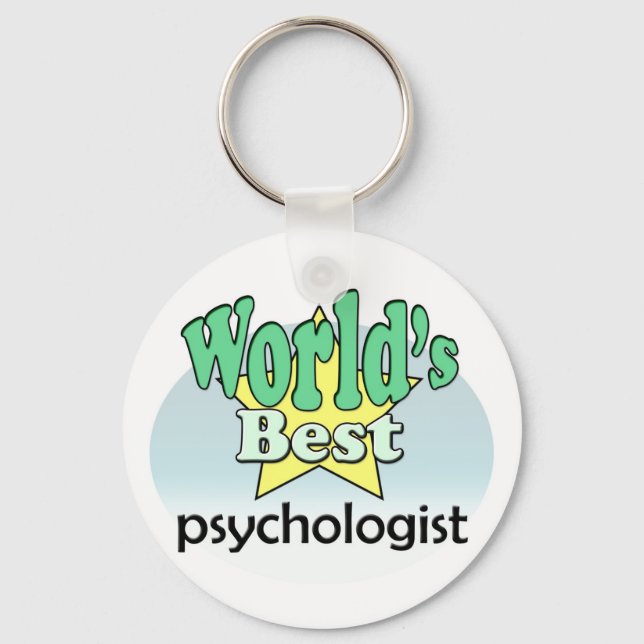 World's Best Psychologist Keychain (Front)