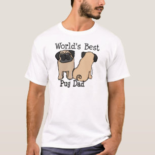 World's Best Pug Dad T-Shirt