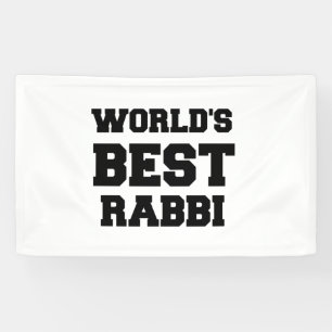 WORLD'S BEST RABBI BANNER