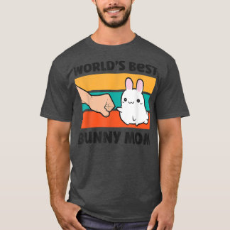 World's Best Rabbit Mom Cute Rabbit Bunny T-Shirt
