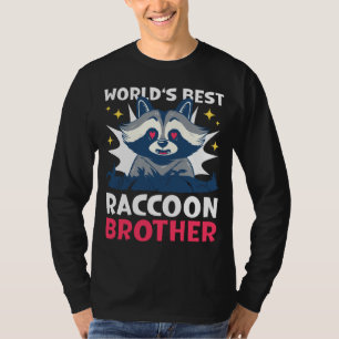 World's best Raccoon Brother with a Raccoon T-Shirt