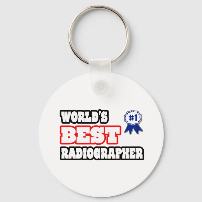 World's Best Radiographer Keychain (Front)