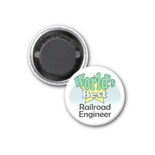 Worlds Best Railroad Engineer Magnet