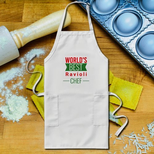 Worlds Best  Ravioli Chef   Long Apron