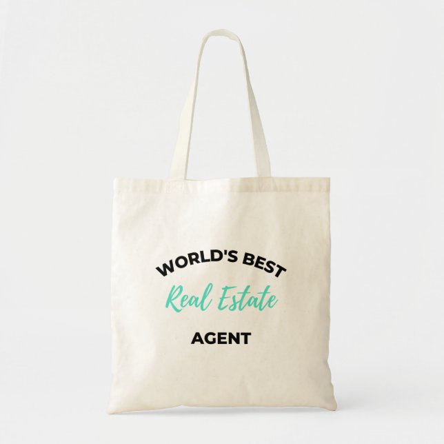 World's Best Real Estate Agent 2 Tote Bag (Front)