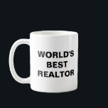 World's best Realtor Coffee Mug<br><div class="desc">World's best Realtor</div>