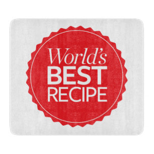 World's Best Recipe Cutting Board