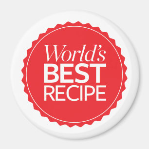 World's Best Recipe Magnet
