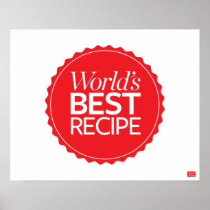 World's Best Recipe Poster