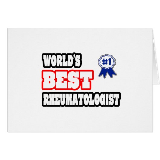 World's Best Rheumatologist Cards (Front Horizontal)