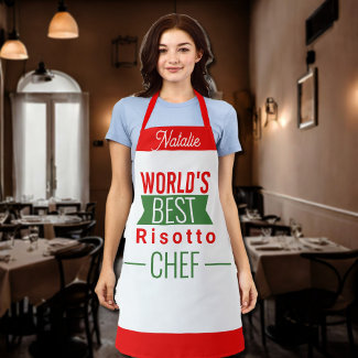 World's Best  Risotto Chef   -  personalized Apron