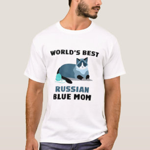 Worlds Best Russian Blue Mom T-Shirt