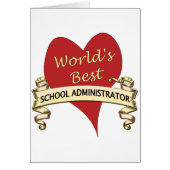 World's Best School Administrator (Front)