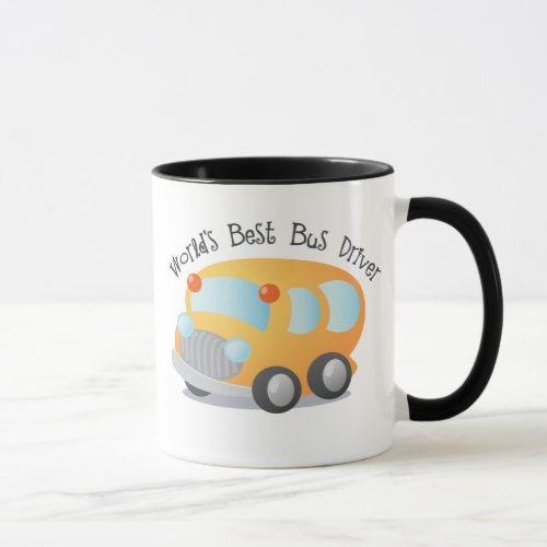 Worlds Best School Bus Driver Gift Mug