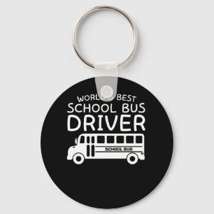 Worlds Best School Bus Driver Gifts Shirt Keychain