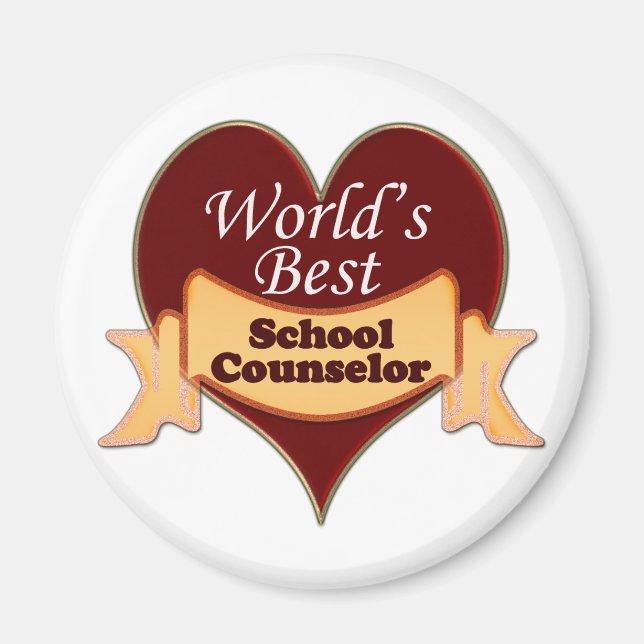 World's Best School Counselor Magnet (Front)