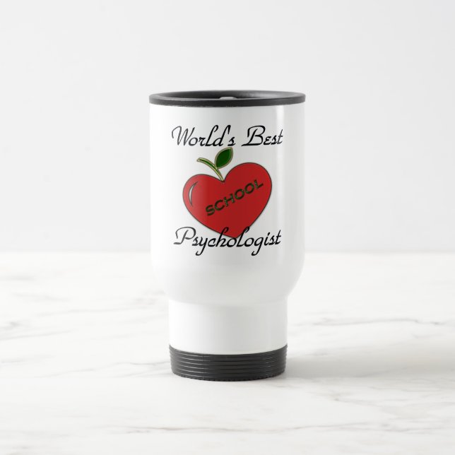 World's Best School Psychologist Travel Mug (Center)
