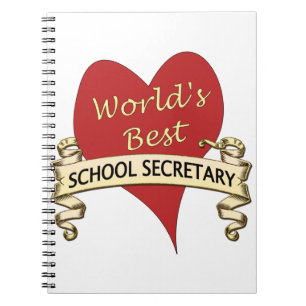 World's Best School Secretary Notebook