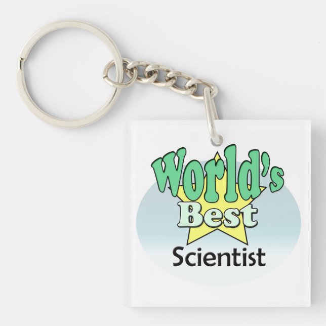World's best Scientist Keychain (Front)