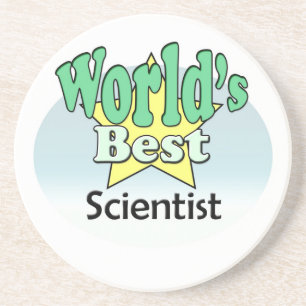 World's best Scientist Sandstone Coaster
