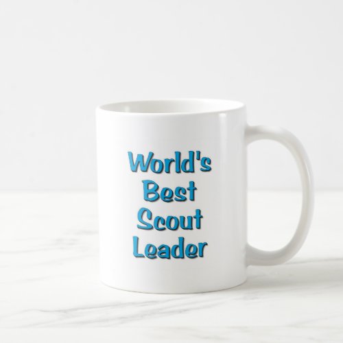 Worlds best Scout Leader merchandise Coffee Mug