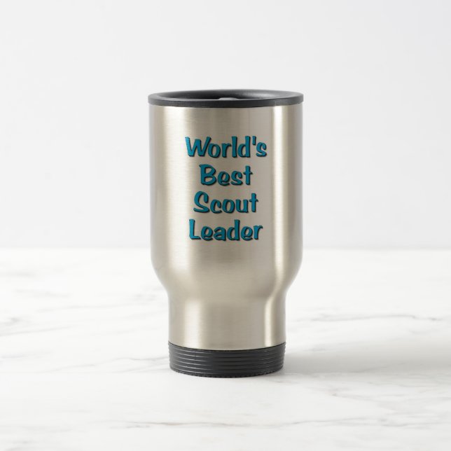 World's best Scout Leader merchandise Travel Mug (Center)