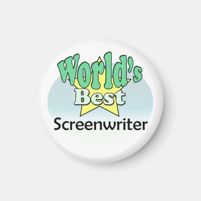 World's Best Screenwriter Magnet (Front)