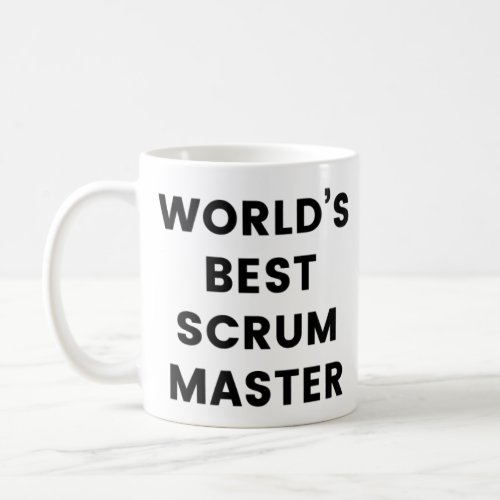 Worlds Best Scrum Master Coffee Mug
