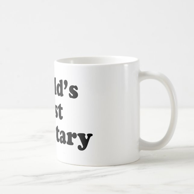World's Best Secretary Coffee Mug (Right)