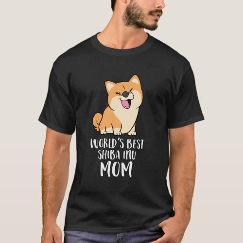 WorldS Best Shiba Inu Mom Dog Shiba Mama Shiba In T_Shirt