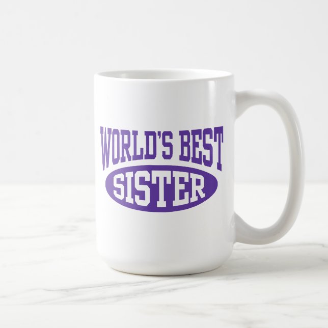 World's Best Sister Coffee Mug (Right)