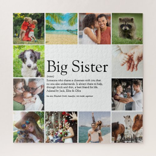 Worlds Best Sister Definition 12 Photo Fun Jigsaw Puzzle