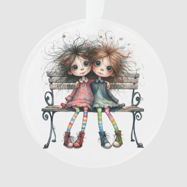 World's Best Sister / Friend / Relative   Ornament (Front)