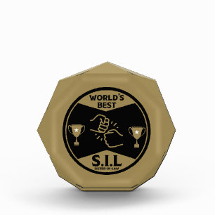 World's Best Sister-In-law Acrylic Award