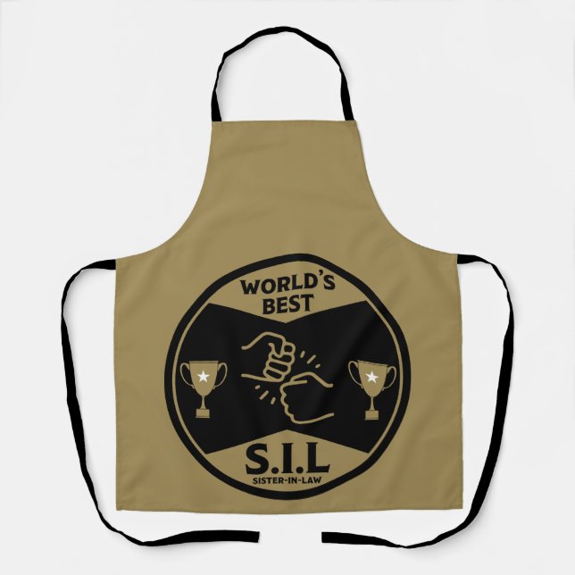 World's Best Sister-In-law Apron (Front)