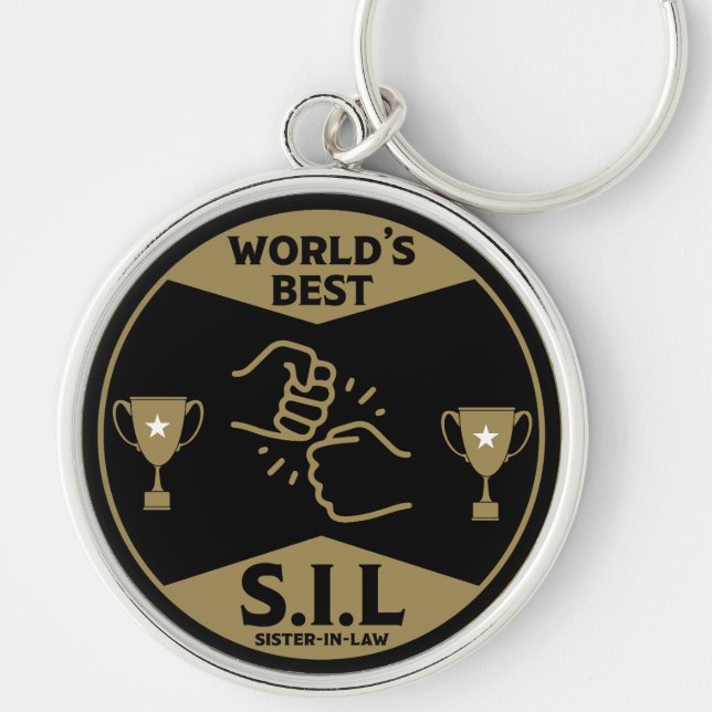 World's Best Sister-In-law Keychain (Front)
