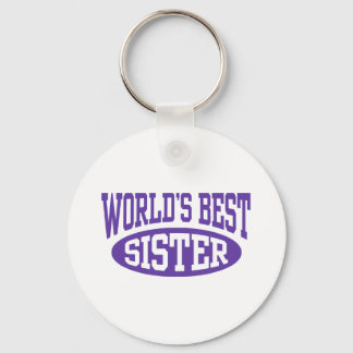 World's Best Sister Keychain