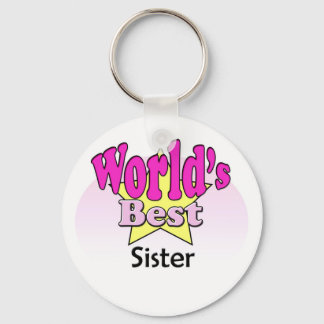 World's Best Sister Keychain
