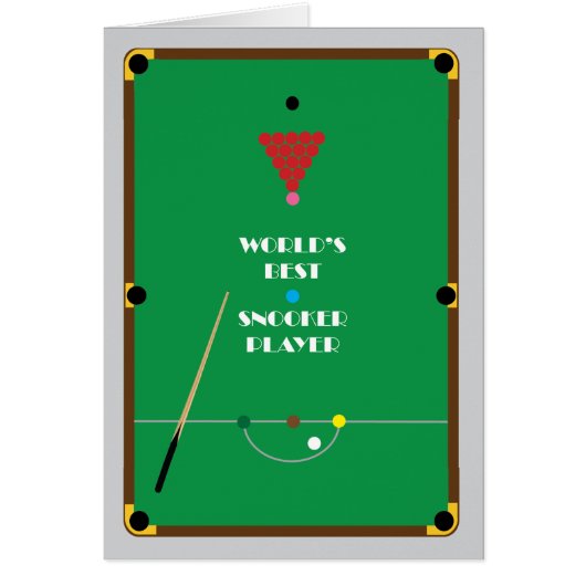 World's Best Snooker Player Cards (Front)
