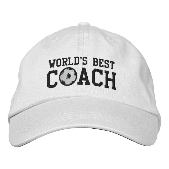 Worlds Best Soccer Coach Cap (Front)