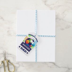 World's Best Soccer Dad Father's Day Gift Tags