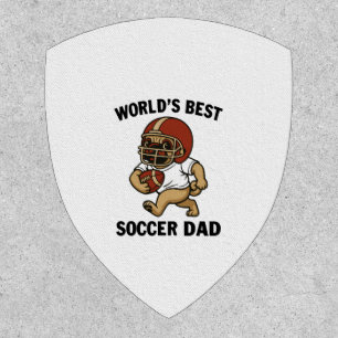 World's Best Soccer Dad - Pug player Patch