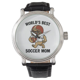 WORLD'S BEST SOCCER MOM - PUG PLAYER WATCH