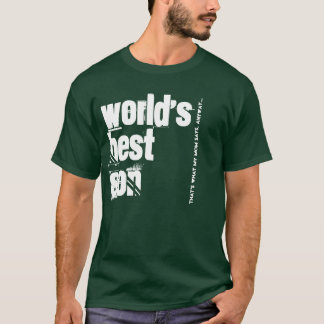World's Best Son Green and White V201 T-Shirt