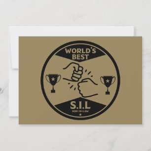 World's Best Son-In-Law Holiday Card