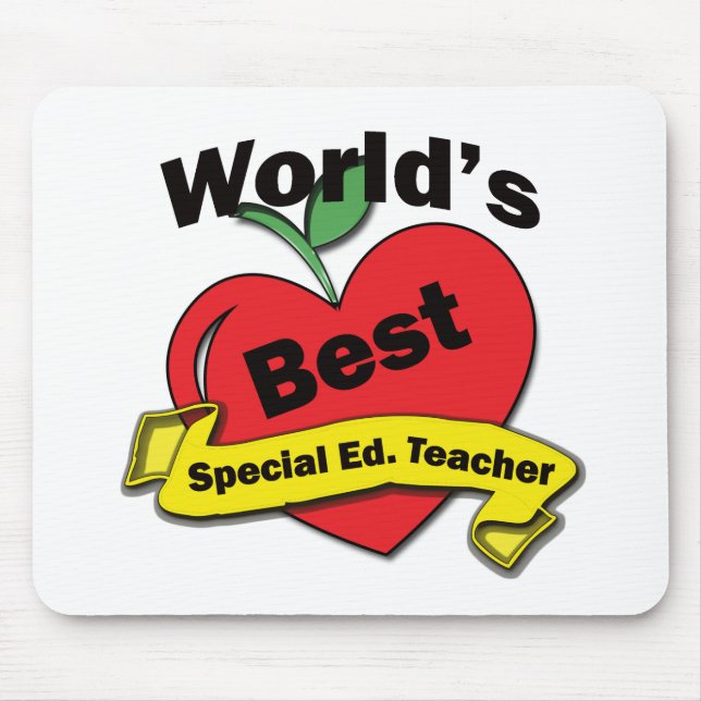 World's Best Special Ed. Teacher Mouse Pad (Front)