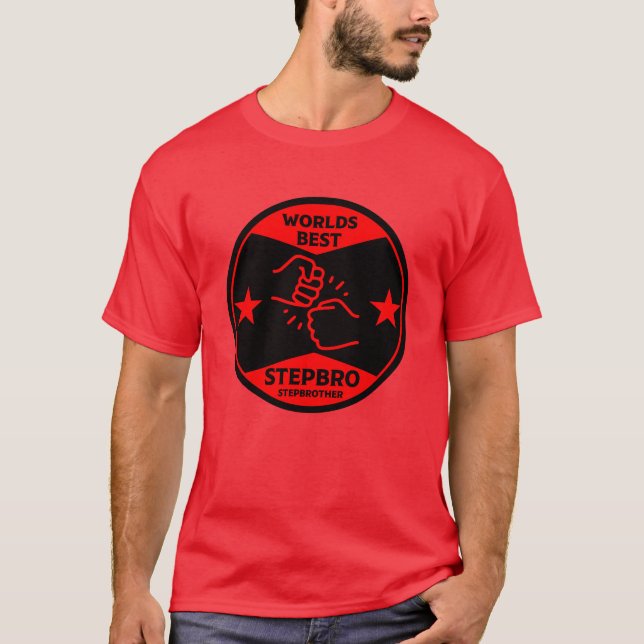 Worlds Best Stepbrother T-Shirt (Front)
