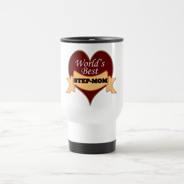 World's Best Stepmom Travel Mug (Center)